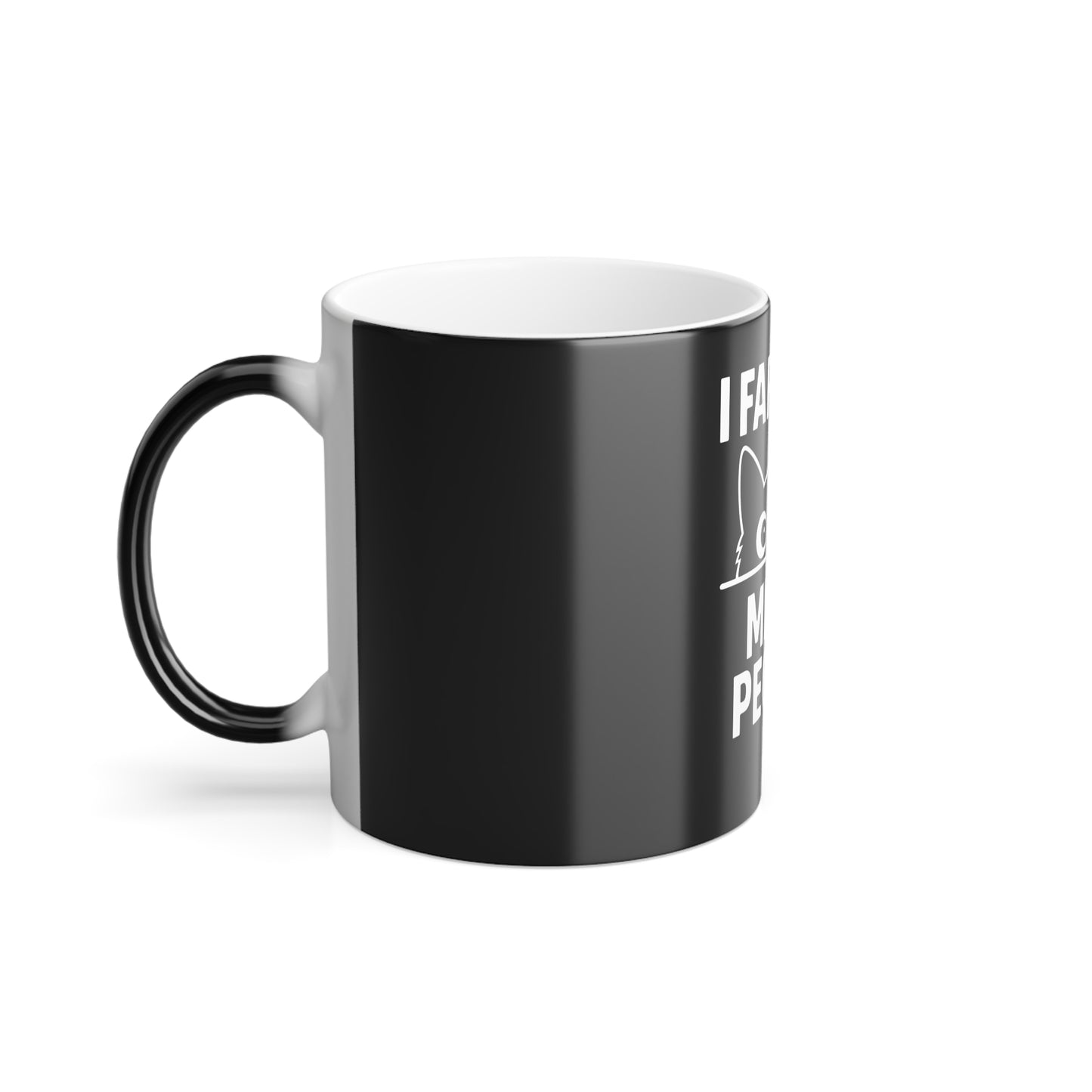 Funny Color Morphing Mug - "I Fart On Mean People" - 11oz Coffee Cup
